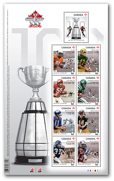 100th Grey Cup Game - Booklet of 10