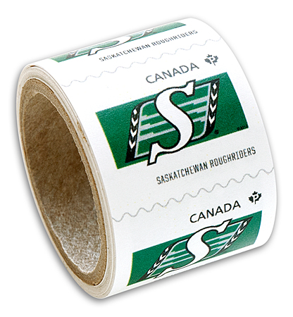 Saskatchewan Roughriders - Coil of 50 stamps