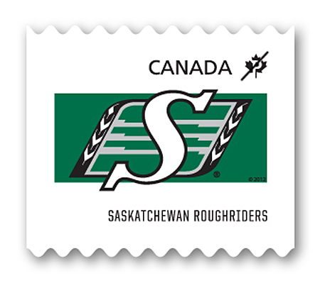 Saskatchewan Roughriders - Booklet of 10 stamps 