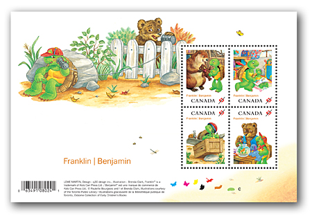 Souvenir sheet of 4 stamps